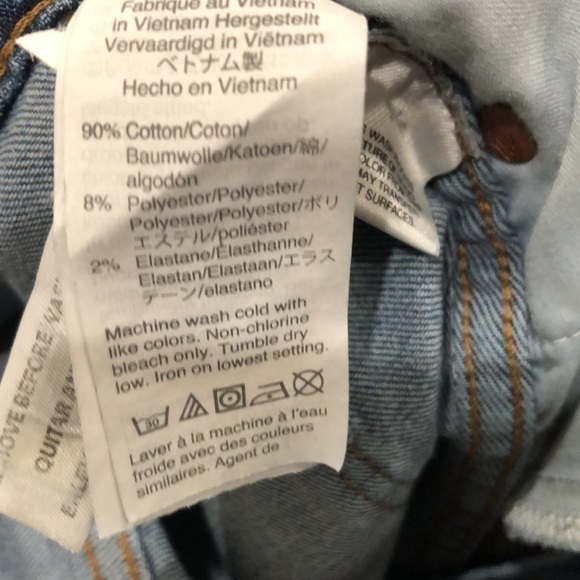 Madewell High Rise Stovetop Straight Leg Jeans Size 29 Distressed Dark Blue - Picture 11 of 11